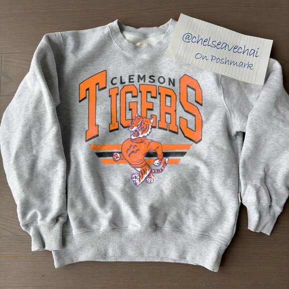 Vintage Clemson Tigers football Sweatshirt Retro 90s Clemson University Shirt - Picture 1 of 2